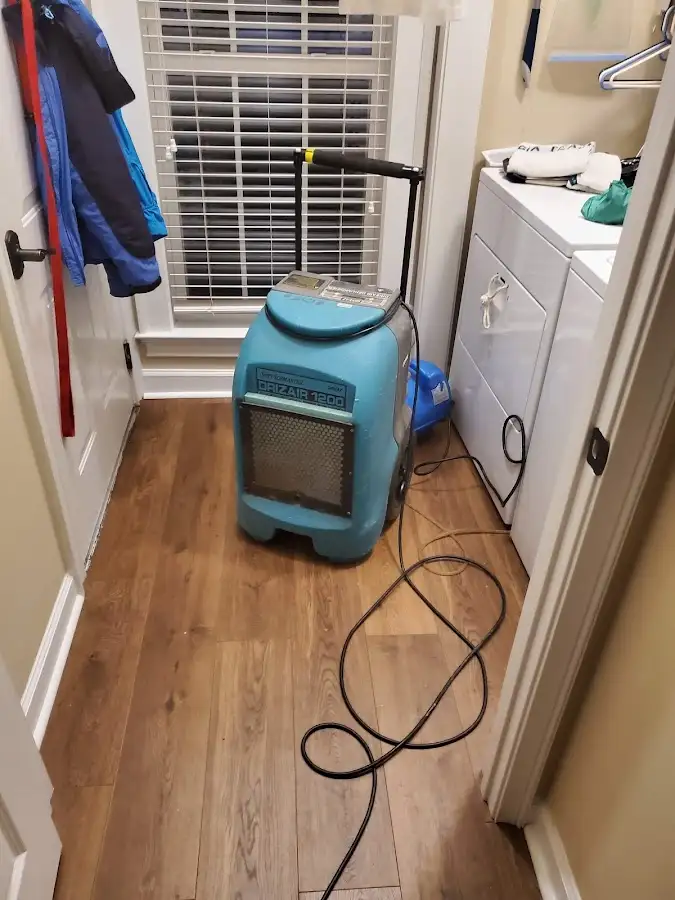 Commercial dehumidifier deployed for Flood Damage Cleanup in Ironton