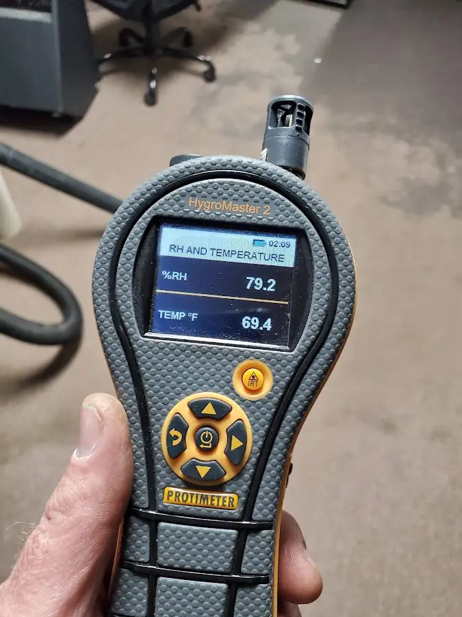 Moisture meter humidity assessment for Mold Remediation & Removal in Ironton